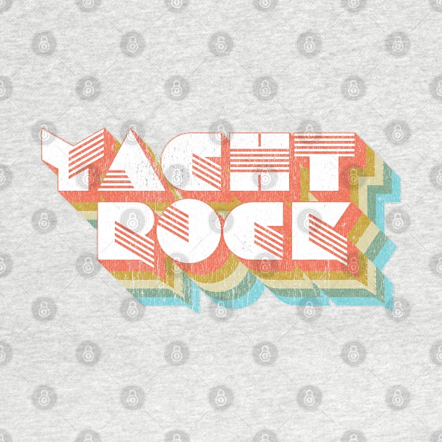 Vintage Fade Yacht Rock Party Boat Drinking graphic by Vector Deluxe